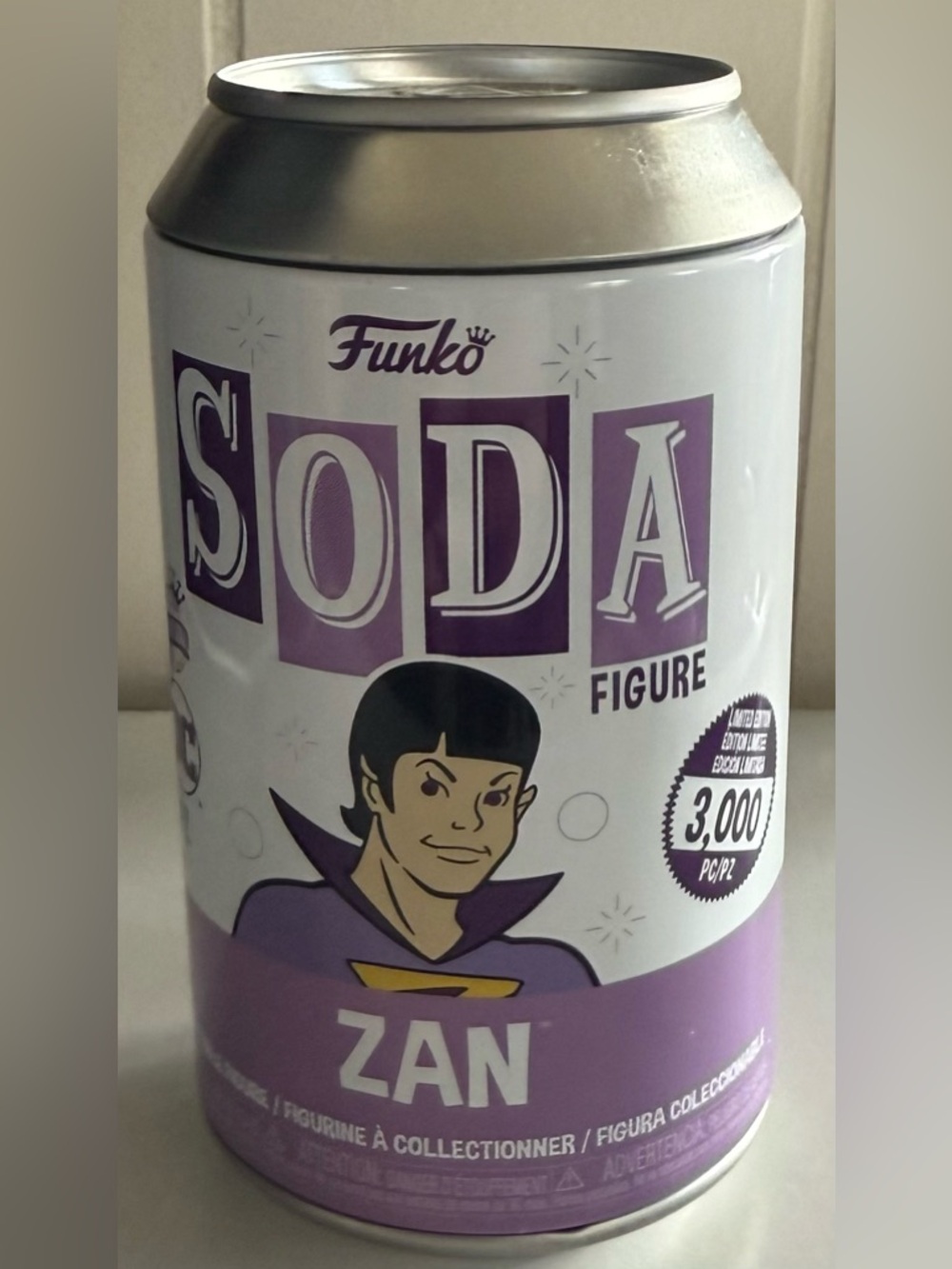 Funko Soda Figure Zan in Purple and Black